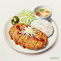 Grated Daikon Pork Loin Cutlet Set Meal
