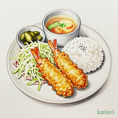 エビフライ御膳