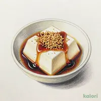 杏仁豆腐 黒蜜きな粉