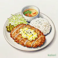 玉子たっぷりタルタルロースかつ御膳