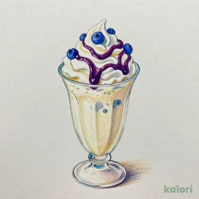 Edible Milkshake, Blueberry (Small)