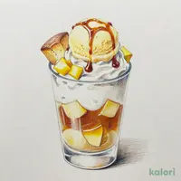 りんごとプリンの キャラメルパルフェ