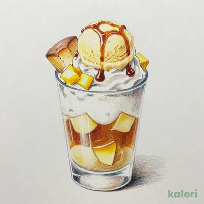 りんごとプリンの キャラメルパルフェ