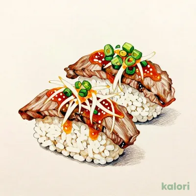 牛カルビ 旨辛ネギ盛り