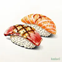 レアステーキ三種盛り とろびんちょう・サーモン・アカイカ