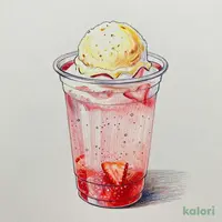 はまフロート （ストロベリー）