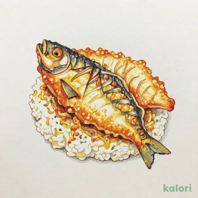 黄金カレイフライ握り