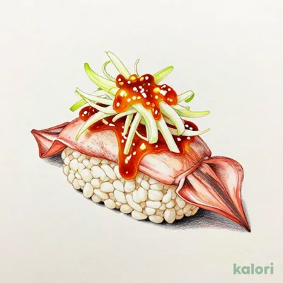Red Squid with Spicy Green Onion