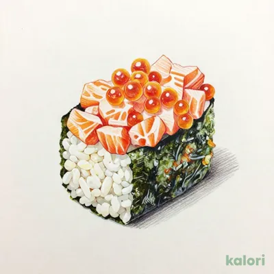 Salmon Wrap (with Ikura)