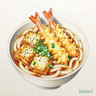 えび天きつねうどん