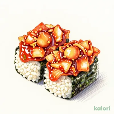 Hokkaido Surf Clam Kimchi Gunkan