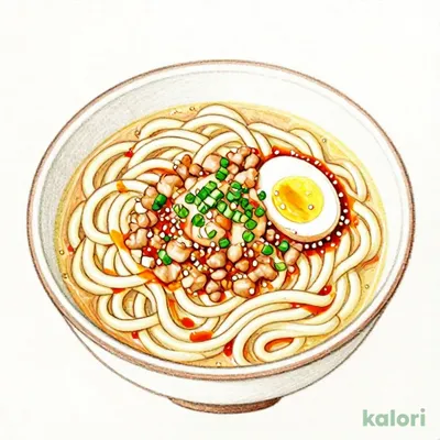 Sesame Tantan Udon with Soft-Boiled Egg (Large)