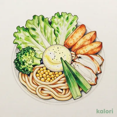 10種野菜のサラダうどん (小)