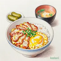 ひれかつ・竜田の味比べ卵とじ定食1,003