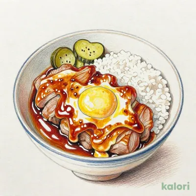 手付け やわらかロースとんかつ卵とじ定食1,062