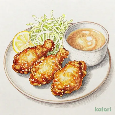 手付け 竜田揚げ定食1,188