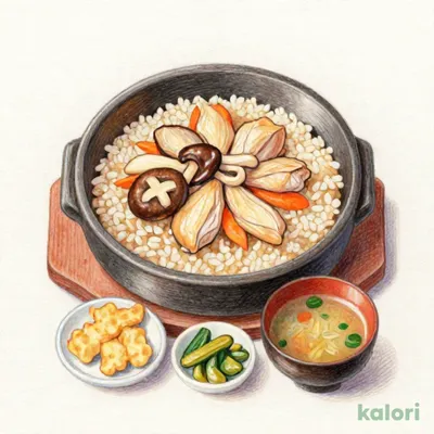 「華」宴会コース（五穀味鶏の鶏釜めし）1,241