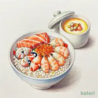 北海ちらし 茶碗蒸しセット