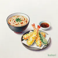 小北海ちらしと天ぷら御膳（うどん温）