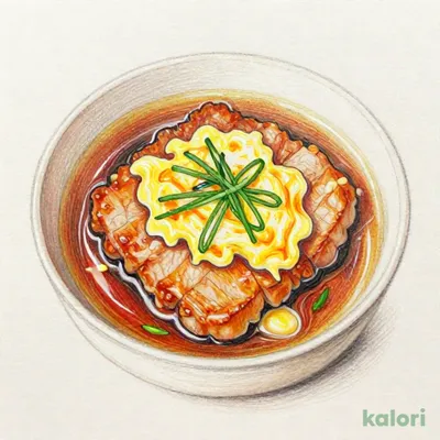 手付け やわらかロースとんかつ卵とじ定食1,063