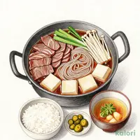 牛すき鍋定食1,116