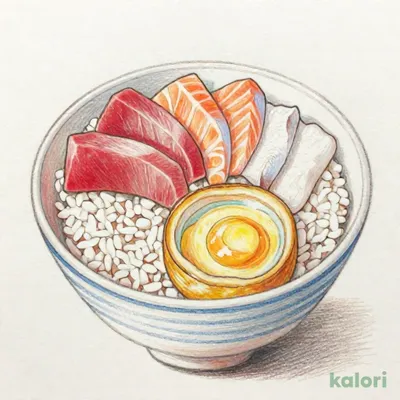 豪華海鮮丼 茶碗蒸しセット