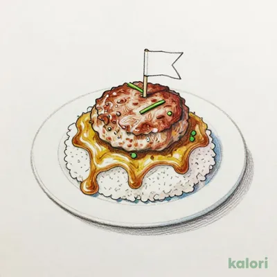 おこさまハンバーグカレー（単品）