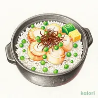 お持ち帰り 青森県陸奥湾産 帆立釜めし（専用デザート付）