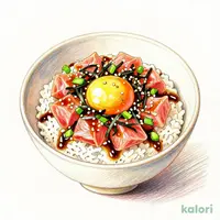 まぐろユッケ丼