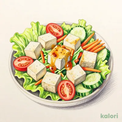 よへいサラダ～国産大豆の豆腐使用～