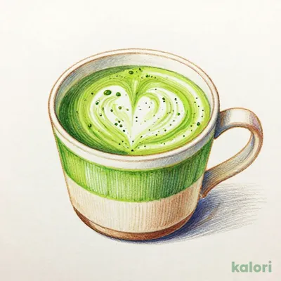 ホット抹茶ラテ