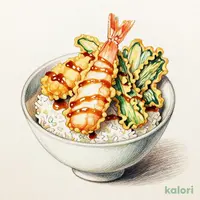双味セット）小天丼