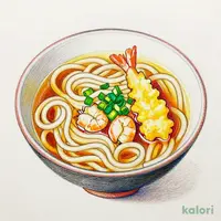 Small Shrimp Tempura Udon (Hot)