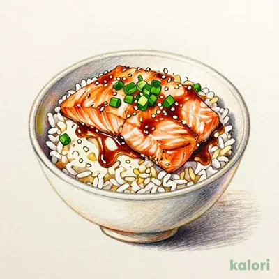 双味セット）小炙りトロサーモン丼