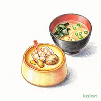 双味セット）茶碗蒸し、味噌汁セット