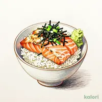 小丼シリーズ）小炙りトロサーモン丼