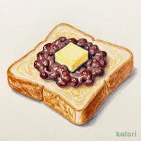 Ogura Red Bean Paste and Butter Toast