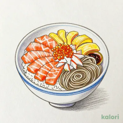 小北海ちらし 二八せいろそばセット（冷）