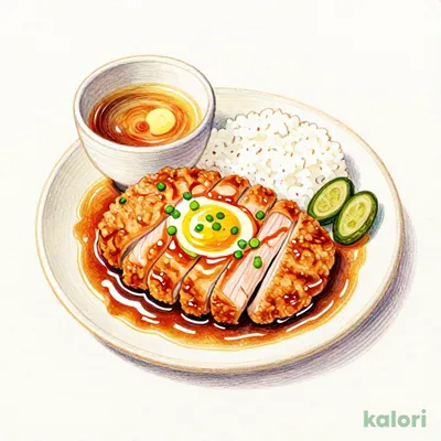 手付け やわらかひれかつ卵とじ定食