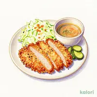 Hand-Breaded Tender Pork Fillet Cutlet Set Meal (2 pcs)