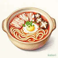 旨辛鍋焼きうどん