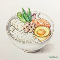 海鮮ねばとろろ丼＋茶碗蒸しセット