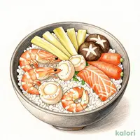 海鮮五目釜めし