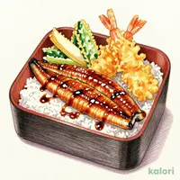 華屋のうな天重弁当