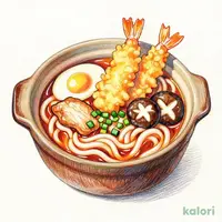 華屋の旨辛鍋焼きうどん