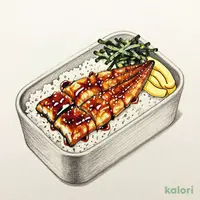 Grilled Eel Rice Box, Extra Eel