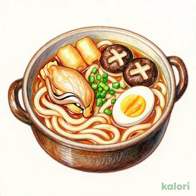 華屋の特製味噌煮込みうどん