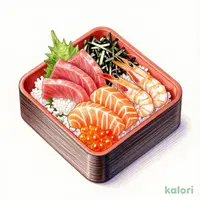 Deluxe Seafood Rice Bowl Bento