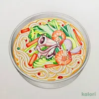 辛味ちゃんぽんうどん（麺半量）