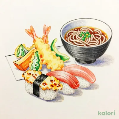 選べる３貫寿司と天ぷら御膳（定番にぎり・そば冷Ver）